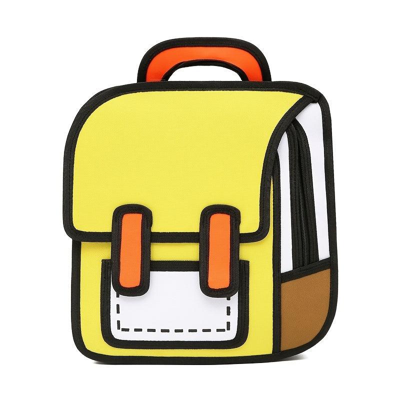 3d-backpack-fashion-comic-book-bag-for-teenagers-two-dimensional-design
