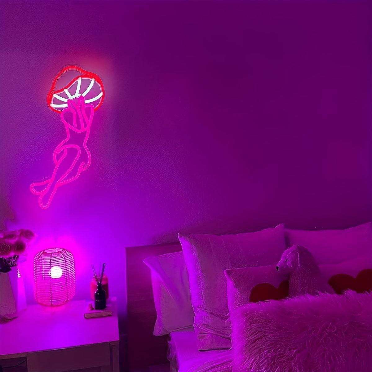 mushroom-neon-sign-usb-powered-led-light