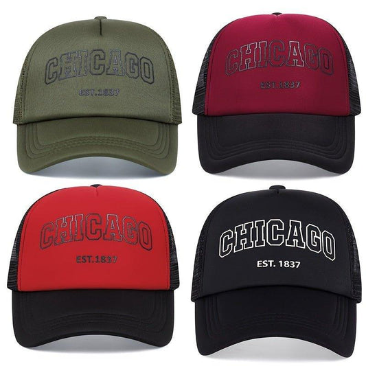 1pc Chicago CHICAGO1837 Printed Baseball Cap For Men - Stylish And Casual Headwear - J & B's Accessories