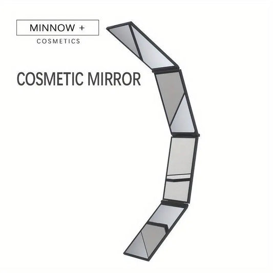 Foldable 4-Way Makeup Mirror for Hair Cutting and Styling - Handheld and Portable - J & B's Accessories