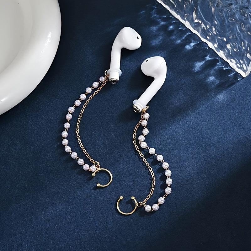wireless-earphone-anti-lost-chain-for-apple-airpods-pearl-simple-ear-chain-2pcs