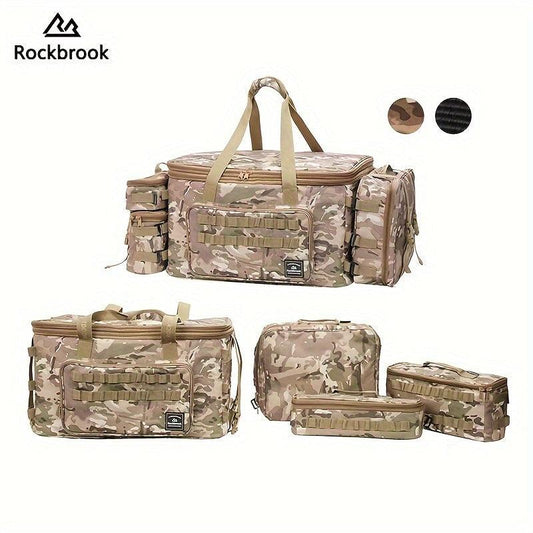 Rockbrook 4 In 0.04 Oz-86 Multifunctional Sling Shoulder Bag, Portable Waterproof Bag With Large-capacity, Outdoor Detachable Handbag For Camping Hiking Backpacking Hunting - J & B's Accessories