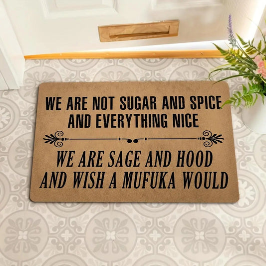 Laugh Out Loud Welcome Doormat: Non-slip, Machine Washable, made from Durable 100% Non-Woven Fabric. An Ideal Gift for Housewarming or Festivals - J & B's Accessories