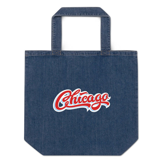 Chicago Organic denim tote bag - J & B's Accessories