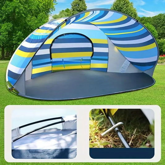Beach UV Protection Tent, Fully Automatic, 2-second Quick Opening, Bottomless Tent For Outdoor Camping