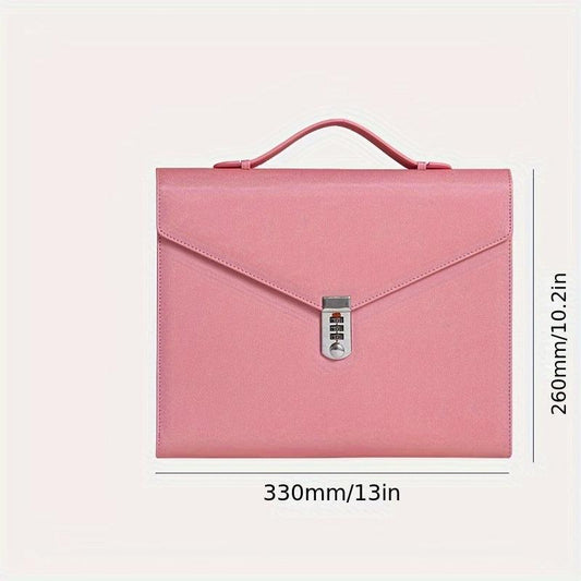 Password File Package With Large Capacity And Lock, File Information Bag, Confidential Test Paper Collection Bag, Password Lock Briefcase - J & B's Accessories