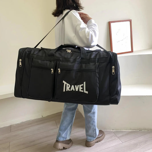 Spacious Travel Duffle Bag with Multiple Pockets and Shoulder Strap - Perfect for Easy Packing and Transport - J & B's Accessories