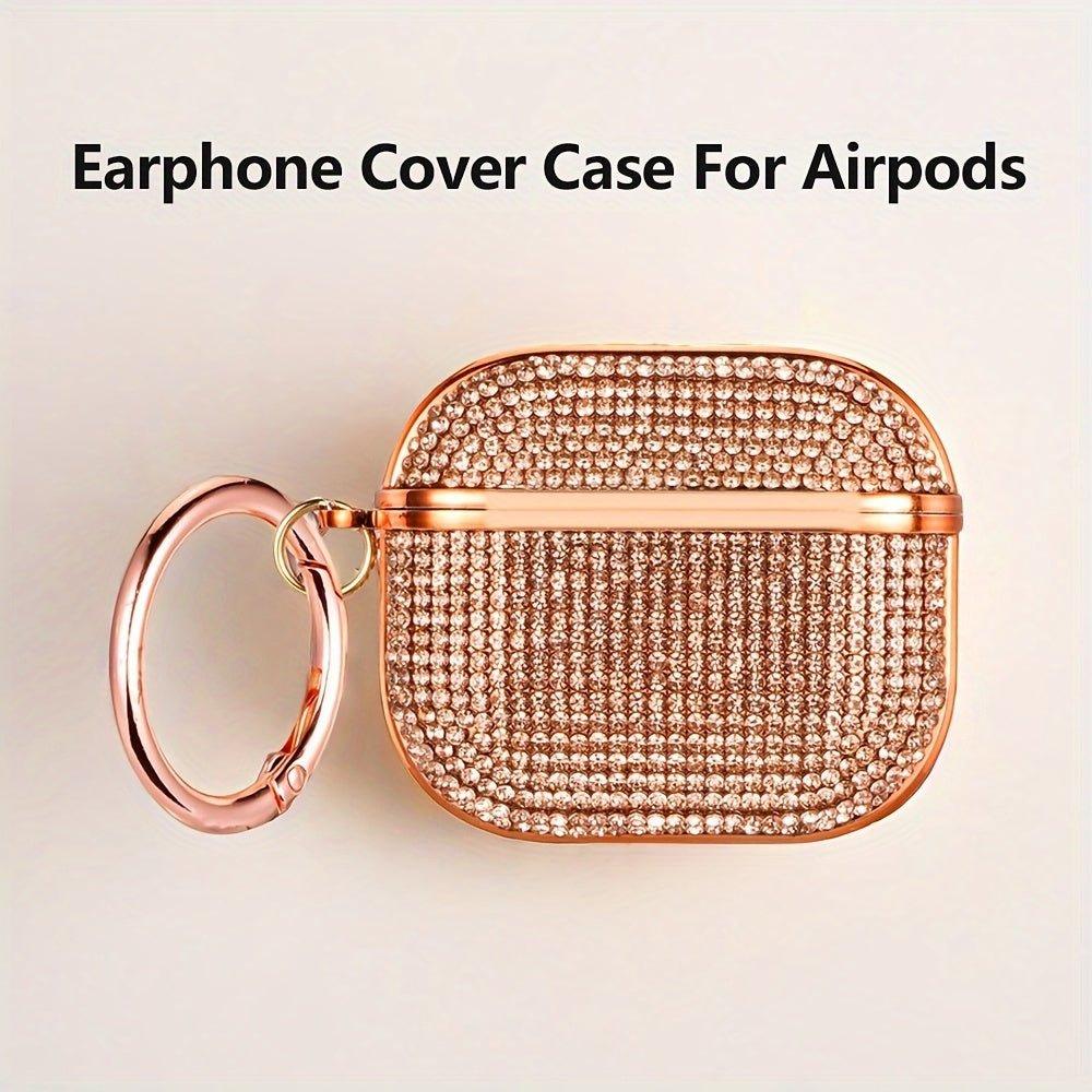 Electroplated Rhinestone Glitter Case For Airpods Pro WirelessEarphone Cover Case For Airpods Air Pods2 1 3 - J & B's Accessories